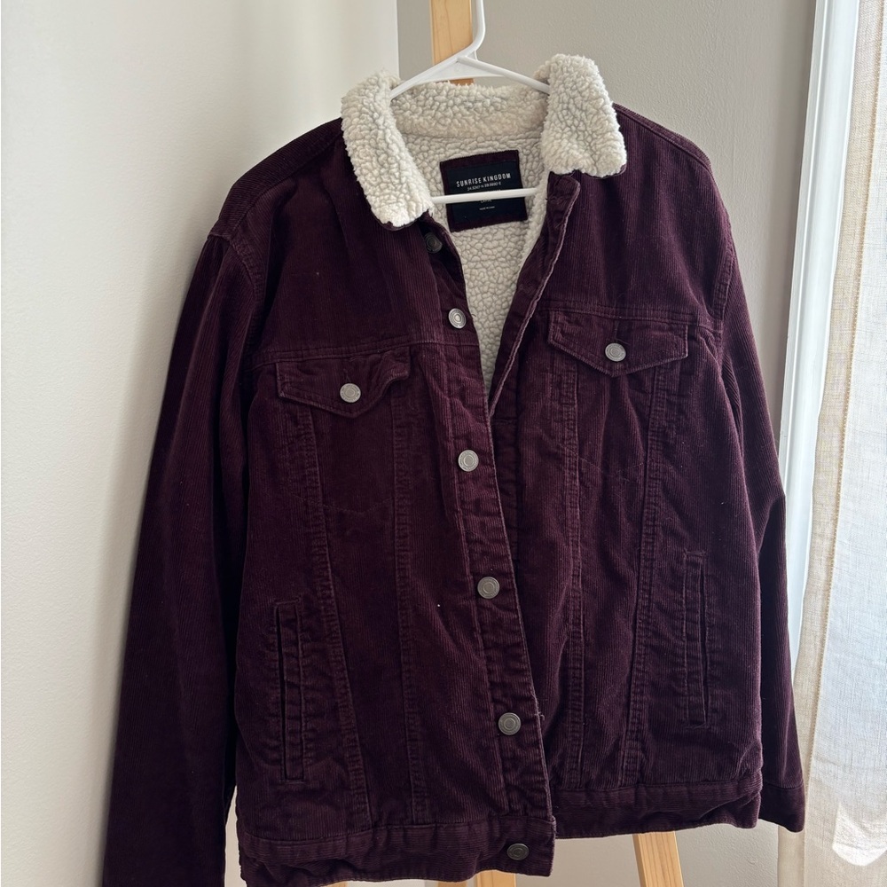 Maroon Corduroy Jacket